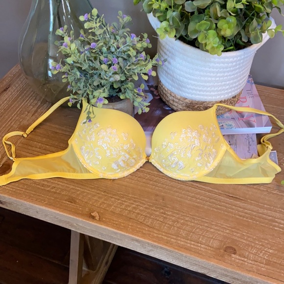 Victoria's Secret Other - Victoria’s Secret embroidered push-up bra